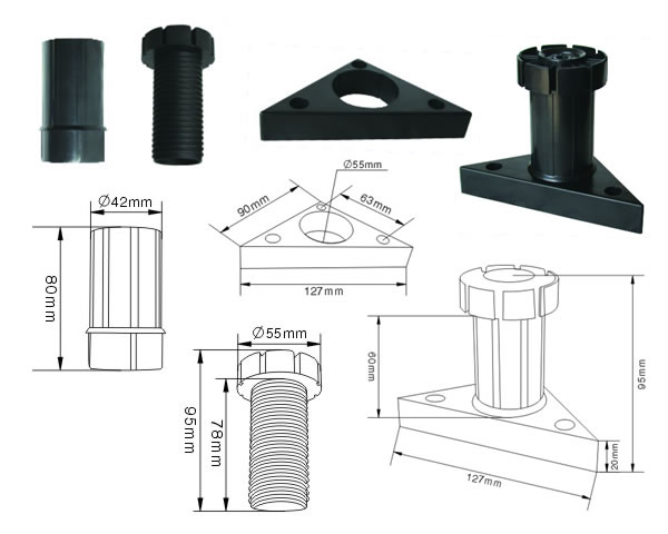 adjustable leg