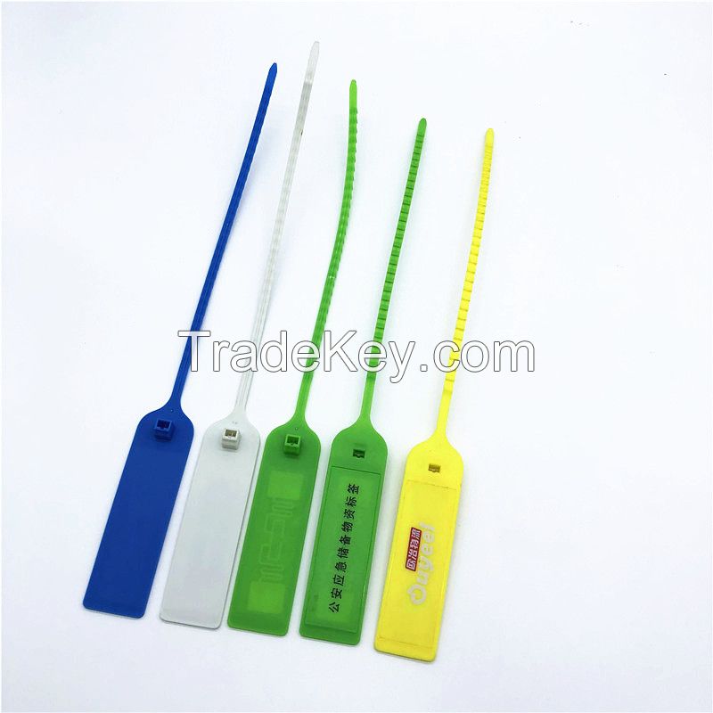 one time UHF rfid hard tag seal tie tag rfid Polypropylene tie tags