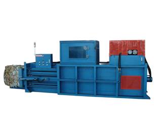 Semi-automatic horizontal hydraulic pressure baler