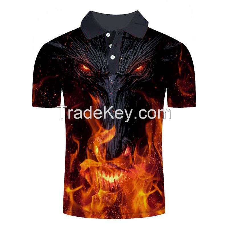 high quality new arrival sublimated men shirts 