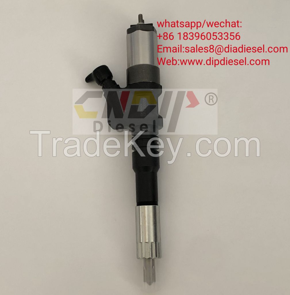 SINOCMP Engine Injector 095000-1211 S6D125 For Komatsu PC400-7 PC450-7 Excavator Spare Parts