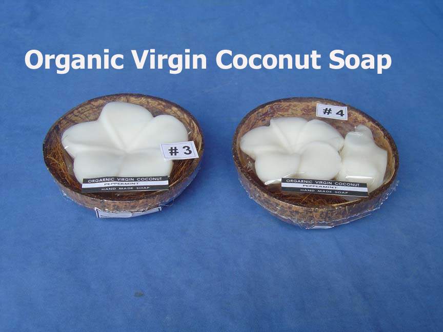 organic virgin coconut soap with natural coconut case