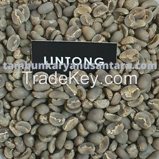 Best arabica lintong green beans Grade1 origin from north sumatera, Indonesia.