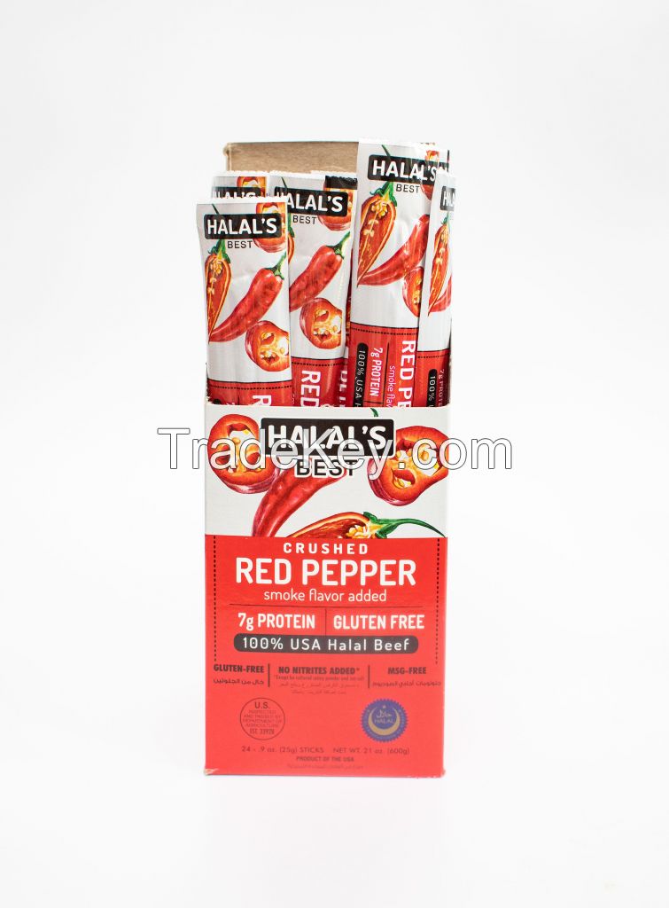 Halal's Best Red Pepper Flavored Beef Stick