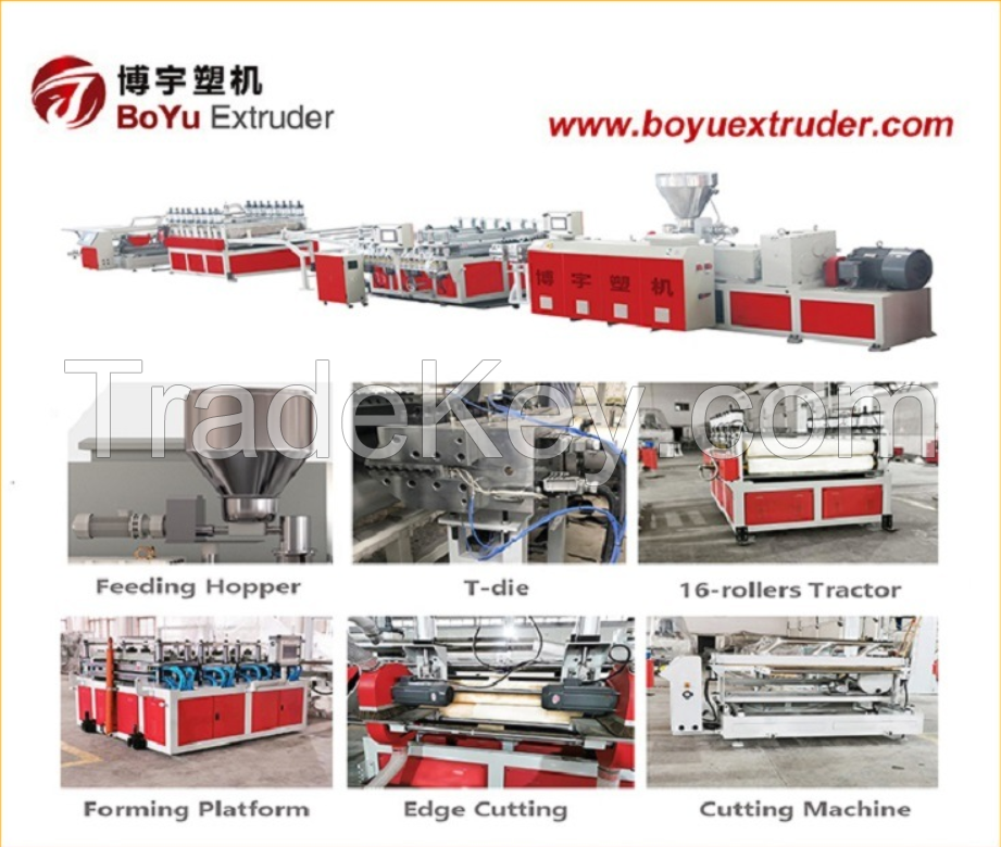 PVC Foam Sheet Extrusion Machine/Plastic Extruder