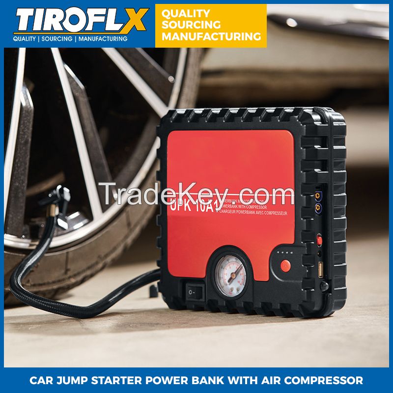 CAR JUMP STARTER POWER BANK WITH AIR COMPRESSOR