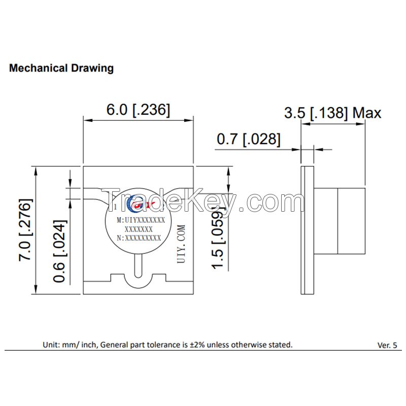 Passive Device X Band 8.0 to 12.0GHz RF Microstrip Isolator IL 0.6dB