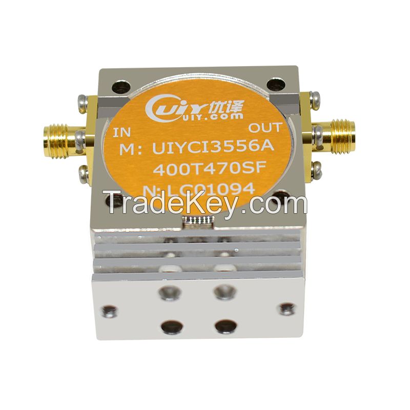 400 to 470MHz RF Coaxial Isolator Low Insertion Loss 0.4dB