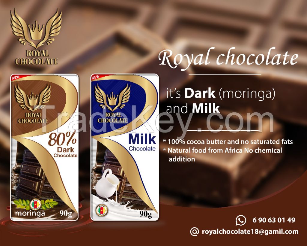 Royal Chocolate - moringa and Milk