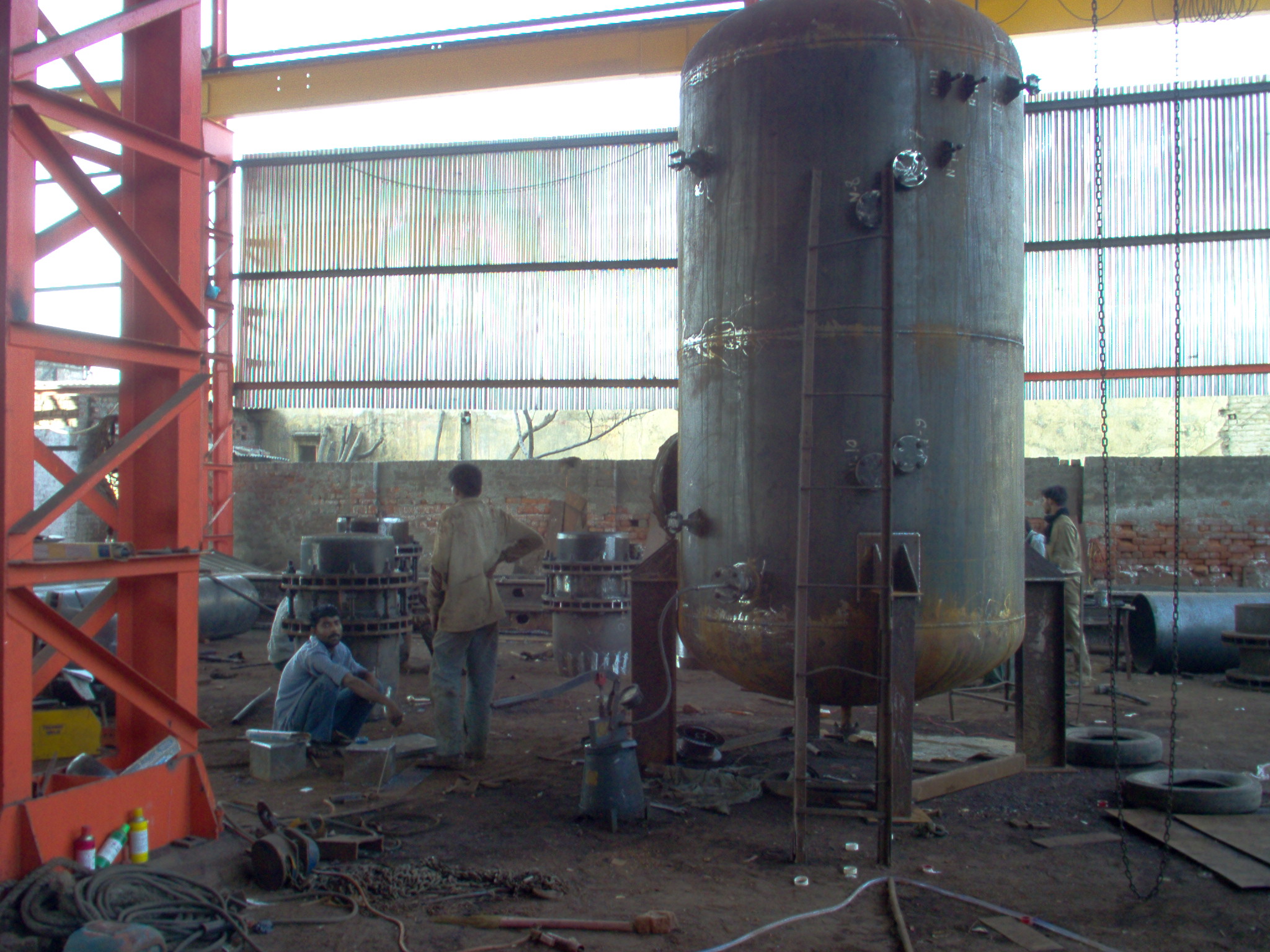 Steel Fabrication for Industrial Plants, Tanks, Vessels, etc.