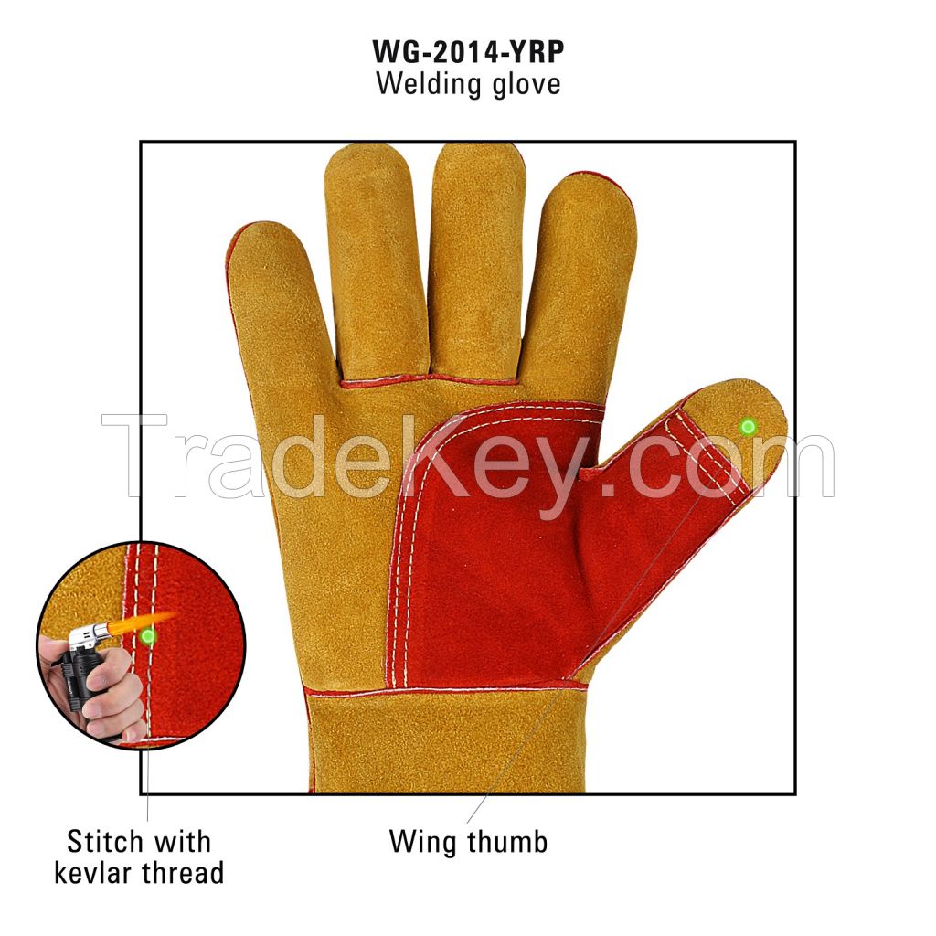 EN388 EN420 EN407 Welders Gauntlets Gloves Extreme Heat Resistant BBQ Oven TIG MIG Welding Gloves