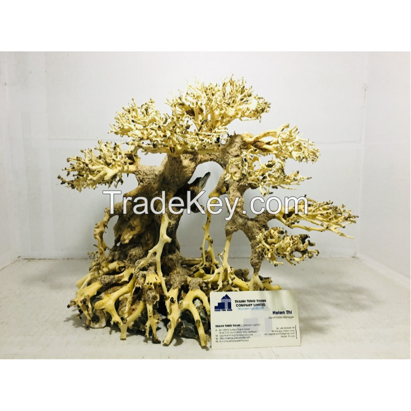 Exporting aquarium bonsai driftwood in bulk at a low cost 