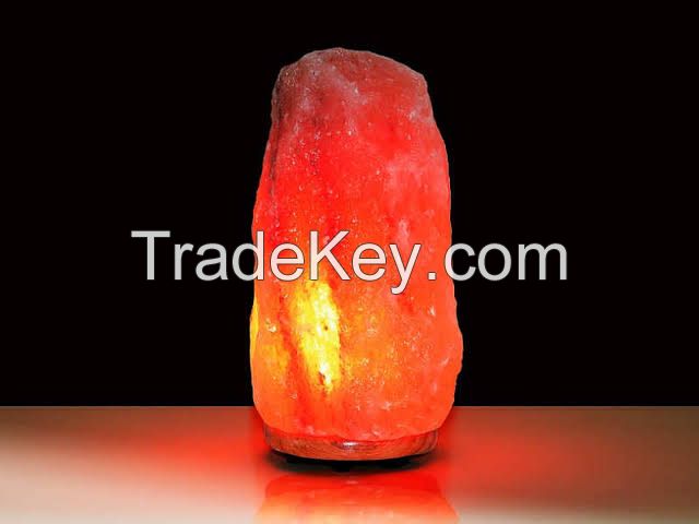 Pink salt lamps