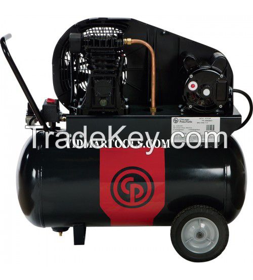 Portable Electric Air Compressor Chicago Pneumatic - 2 HP, 20 Gallon Horizontal, 7.6 CFM