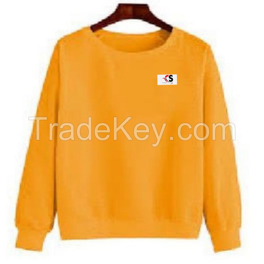 High Quality Customized Unisex Breathable Simple Sweatshirts