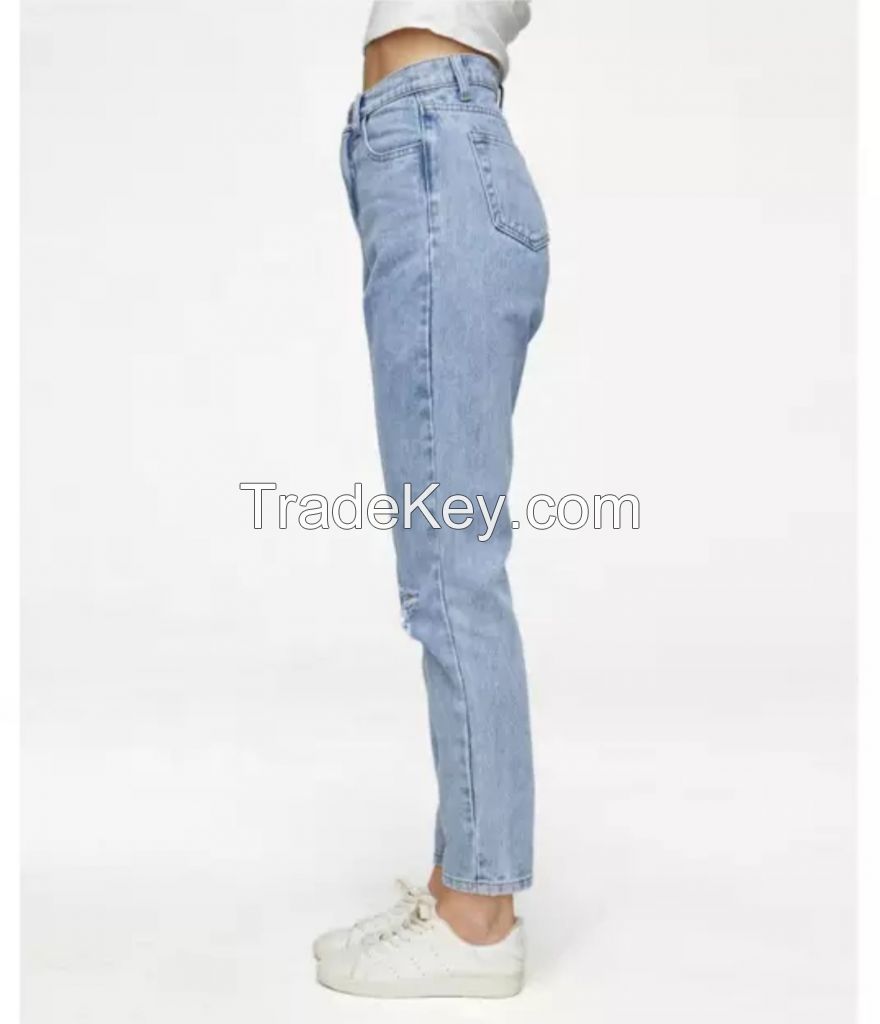 Denim pants made from denim jeans 