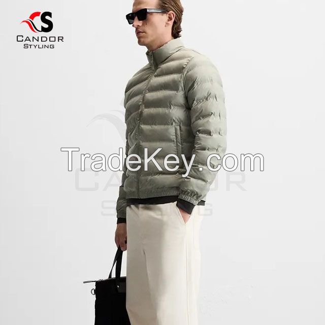 Winter White Premium Black Puffer Jacket 