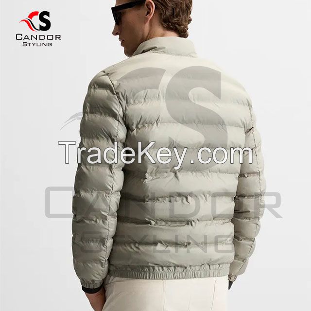 Winter White Premium Black Puffer Jacket 