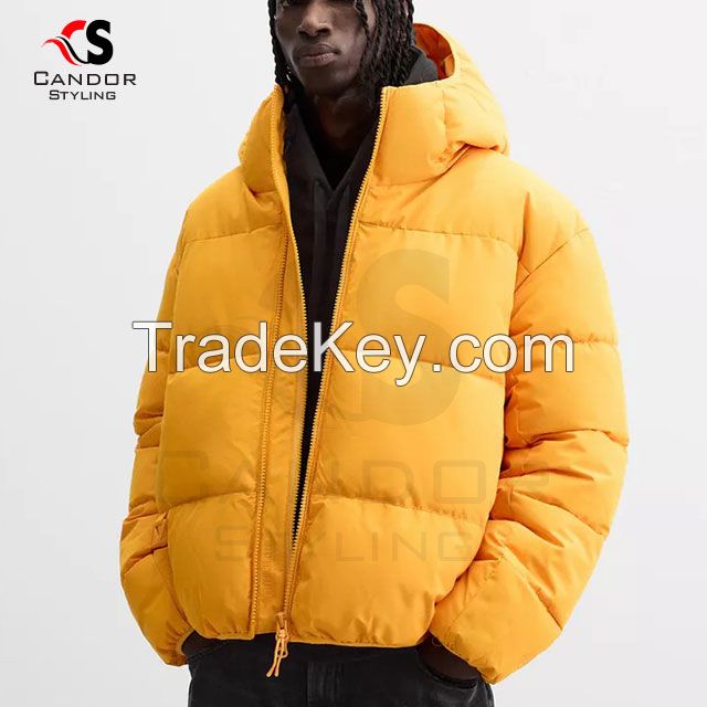 Stylish Premium Yellow Puffer Jacket 