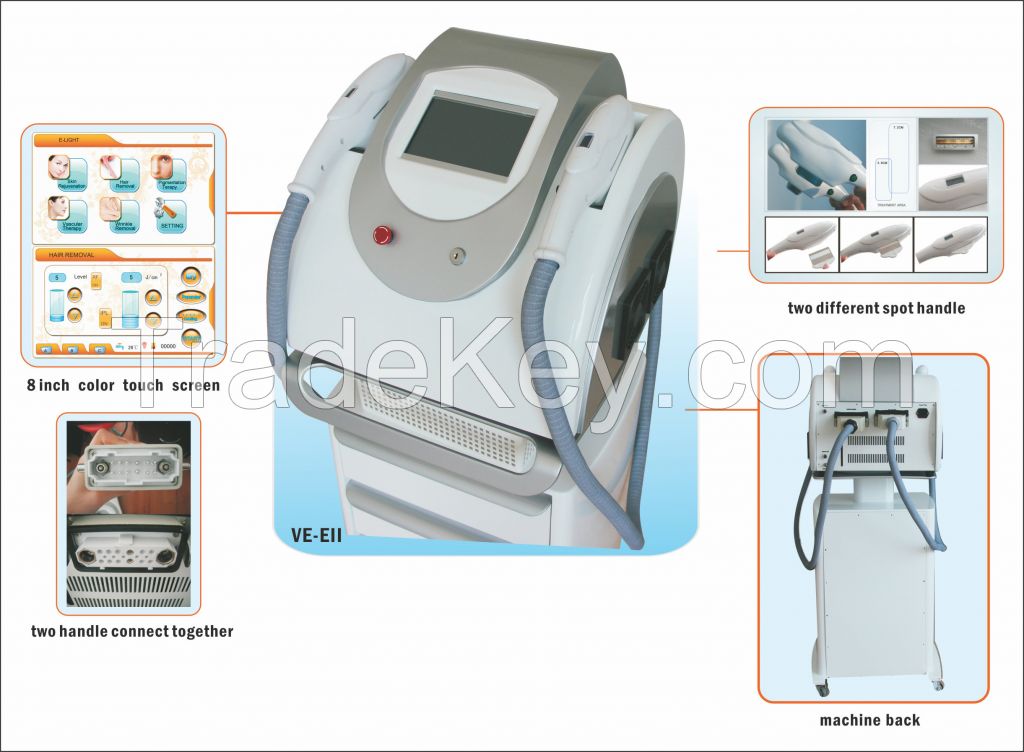 portable E-LIGHT hair removal and skin rejuvenation for beauty salon