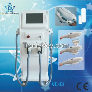 E-light (RF+IPL) skin rejuvenate and hair removal equipment