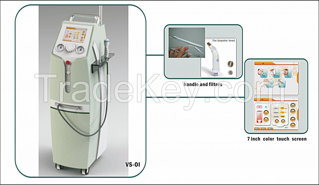 Oxygen jet peel and RF together skin rejuvenation beauty equipment