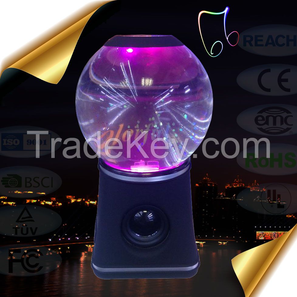 Portable Stereo Speaker Lamp Bluetooth V4.0+EDR Portable handlamp with Bluetooth Speaker