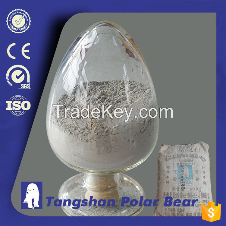 High strength fast setting rapid hardening high beliete sulphoaluminate cement