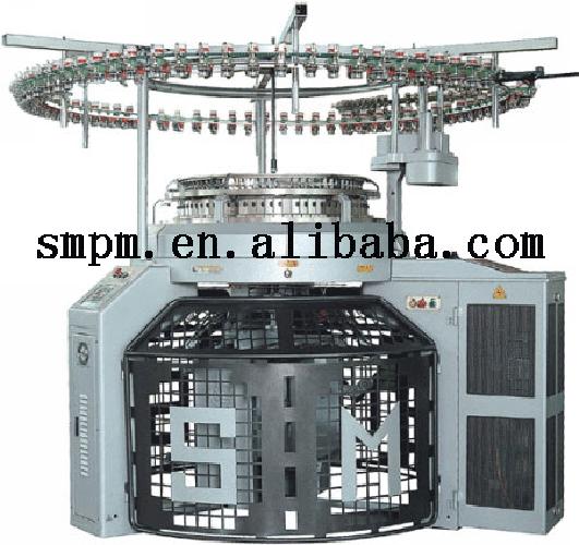 Single Jersey Four/Six-Color Auto Striper Knitting Machine