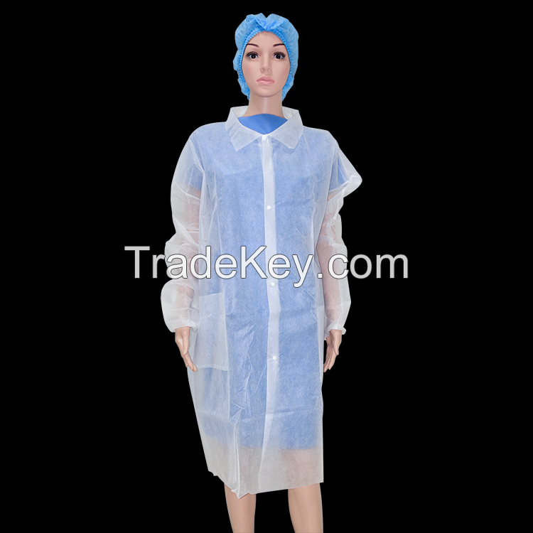 Disposable Non Woven Lab Coat