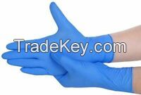 100 Pcs Nitrile Blue Durable Rubber Cleaning Hand Gloves Powder Latex Free