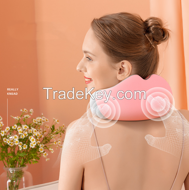 Cervical Vertebra Massager Electric Portable Mini Intelligent Adjustable Heating Neck Massager