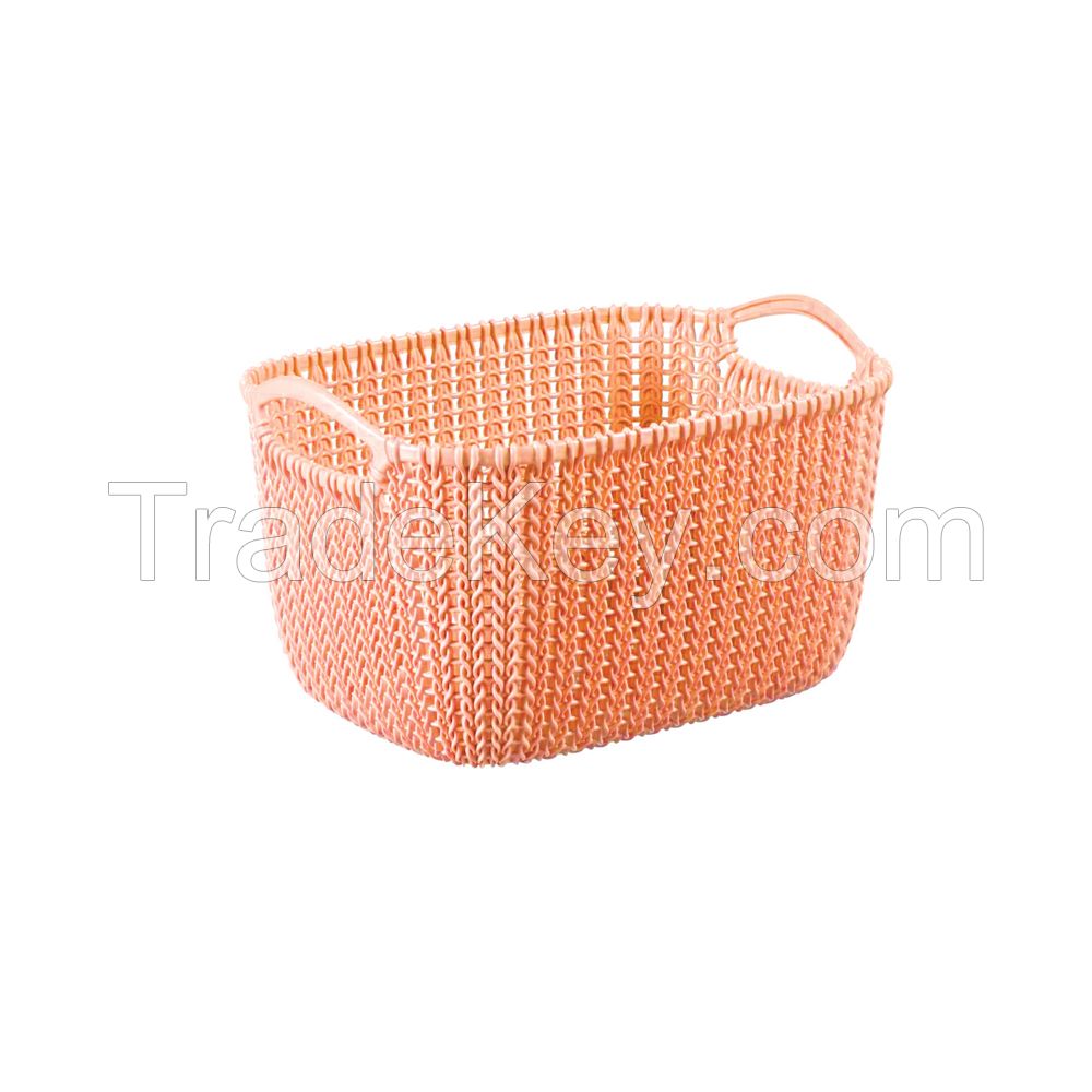 Appollo houseware Lace Basket vegetable basket, elegant Fruit basket, washable easy to handle durable high quality plastic basket for fruits, unbreakable, non-toxic, BPA free basket, stackable and space saver design.