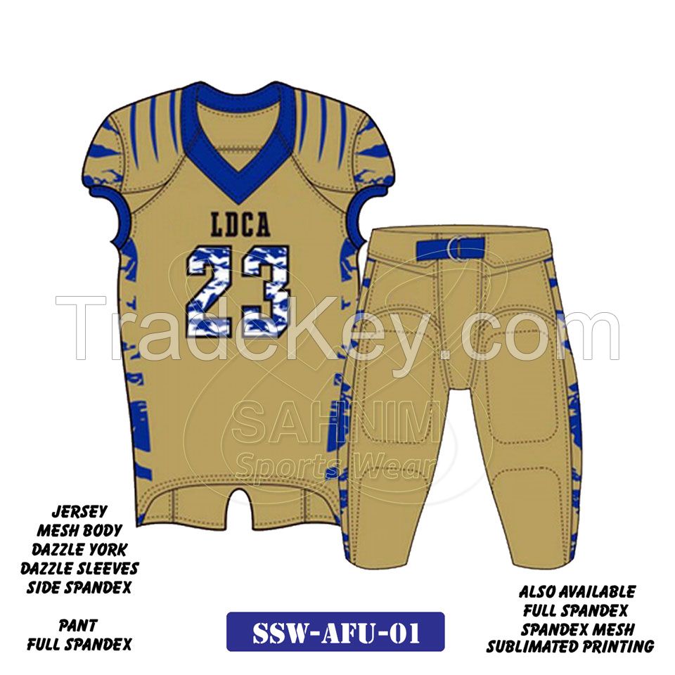 American Football Uniform