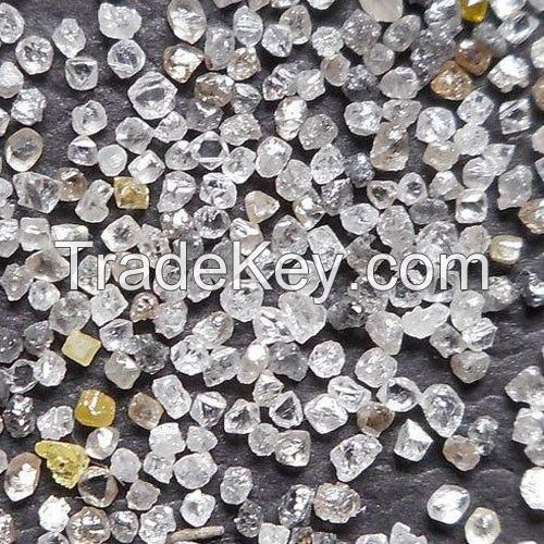 White Color, Round Rough Diamonds