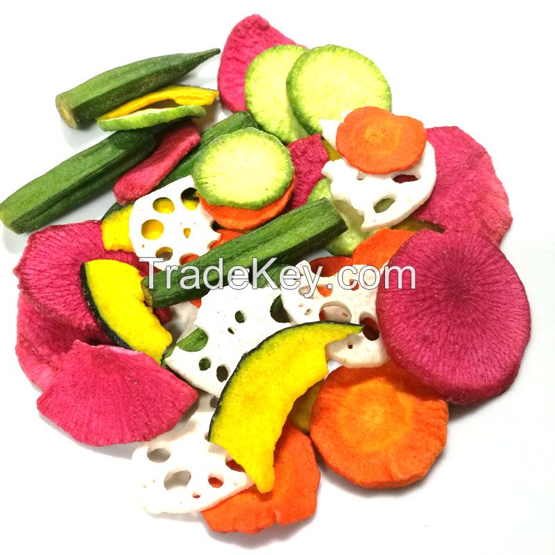 Fast delivery mixed crispy delicious dried fruit and vegetable chips bulk