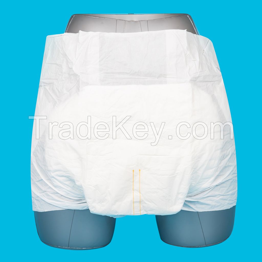 Wholesale Adult Diapers With Tabs Incontinence Disposable Night Briefs Plastic-Backed Adult Diapers