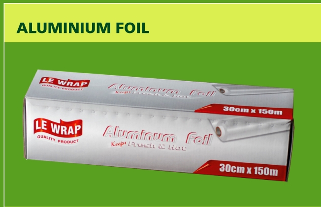 LE WRAP ALUMINUM FOIL - 30CM X 150MTR