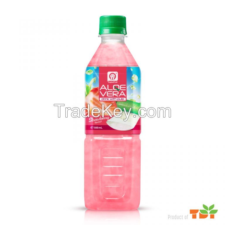 500ml TDT Aloe Vera Drink With Strawberry Flavour