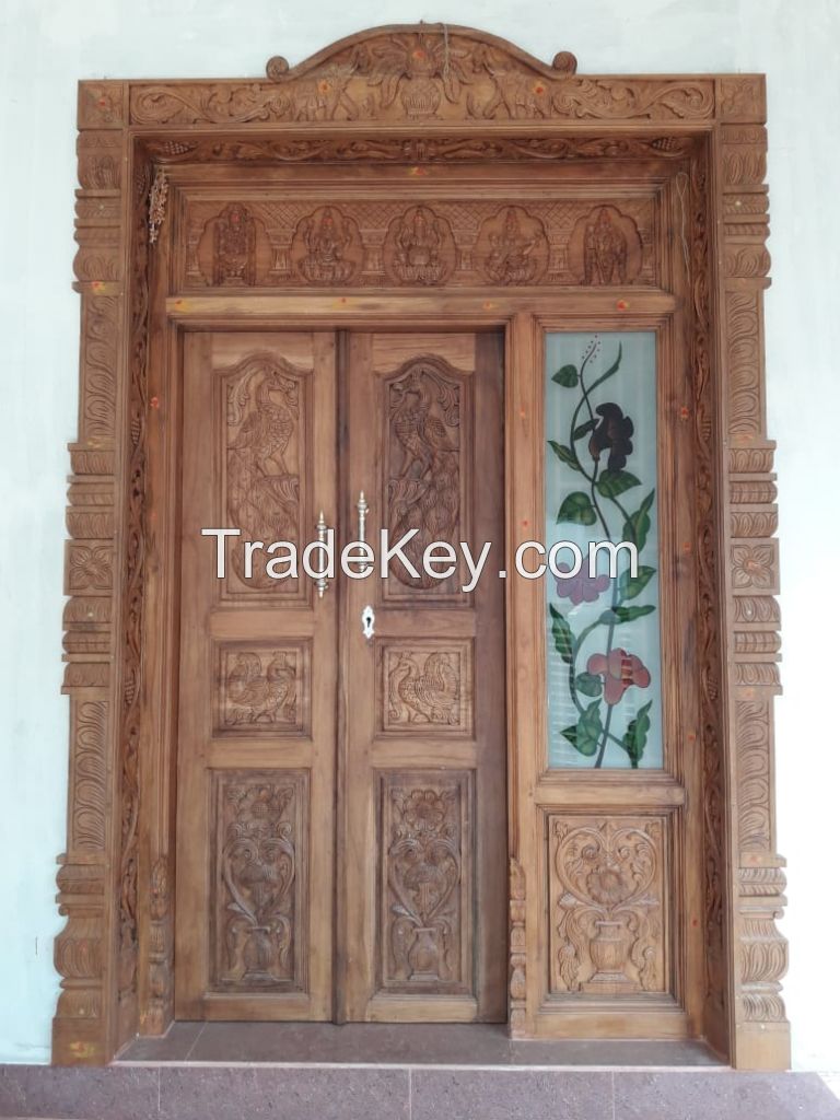 Hand carved Door