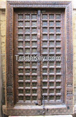 Hand carved Door