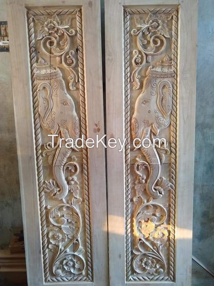 Hand carved Door