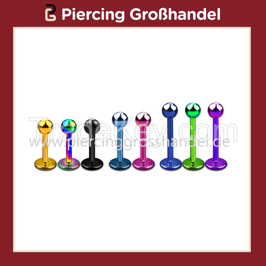 Wholesale PVD Plated Surgical Steel Labret