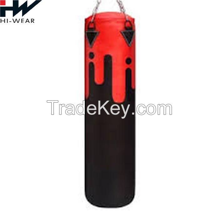 High quality PU Leather Heavy Boxing Bag Boxing Punching Bag With Custom Logo