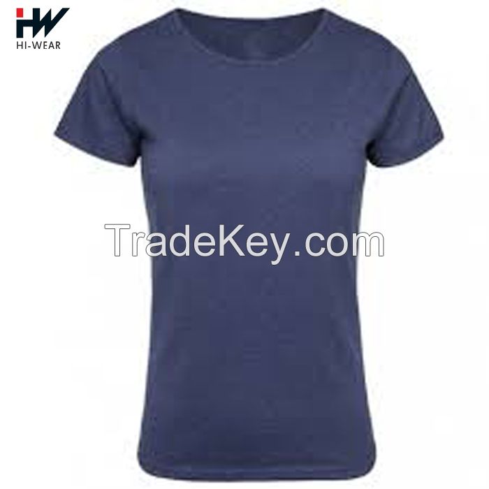 Professional Logo Print Cotton Custom T Shirt Womens T Shirt