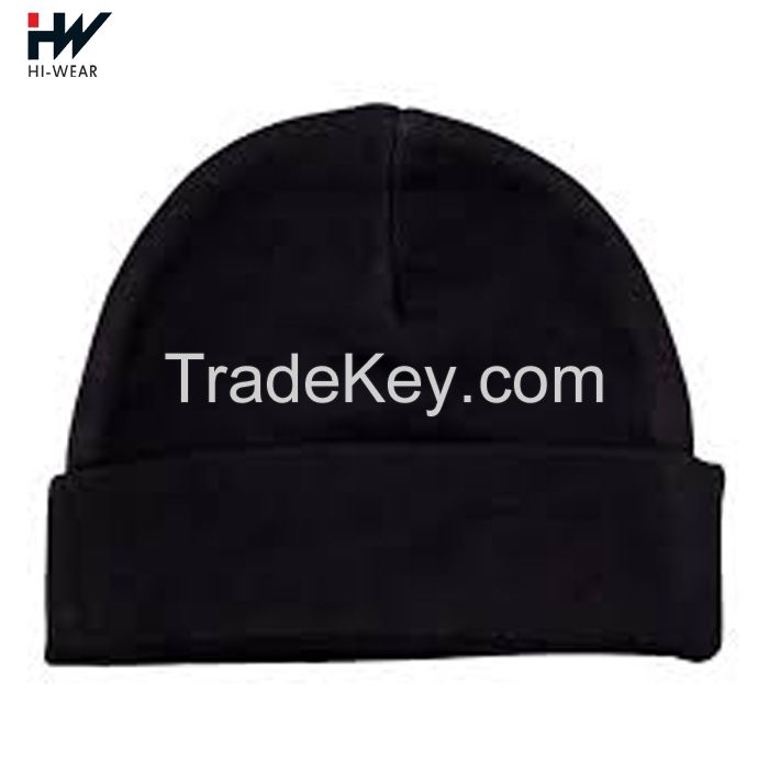 Unisex Winter Wool Knitted Beanie Hat Soft Warm High Quality Knit Plain Beanies