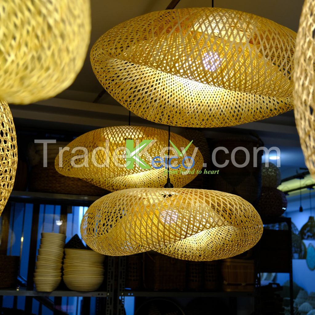 Wicker light pendant Rattan lampshade Hanging pendant light for Home Decor made in Vietnam