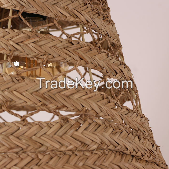 Seagrass lampshade Hanging pendant light for Home Decor made in Vietnam