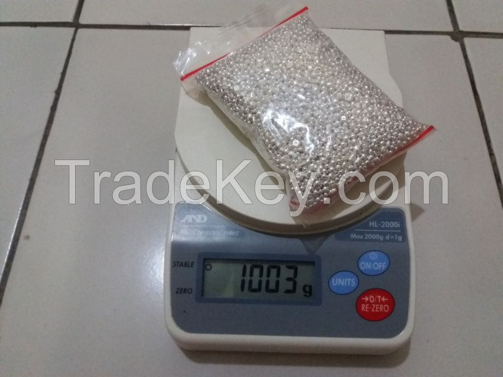 pure silver Ag granules / grain material for jewelry making