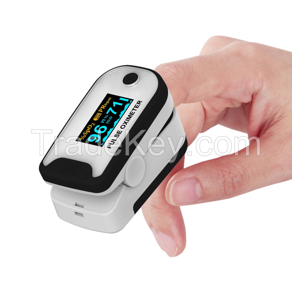 OLED Colorful Screen Blood Oxygen Saturation SPO2 Fingertip Pulse Oximeter